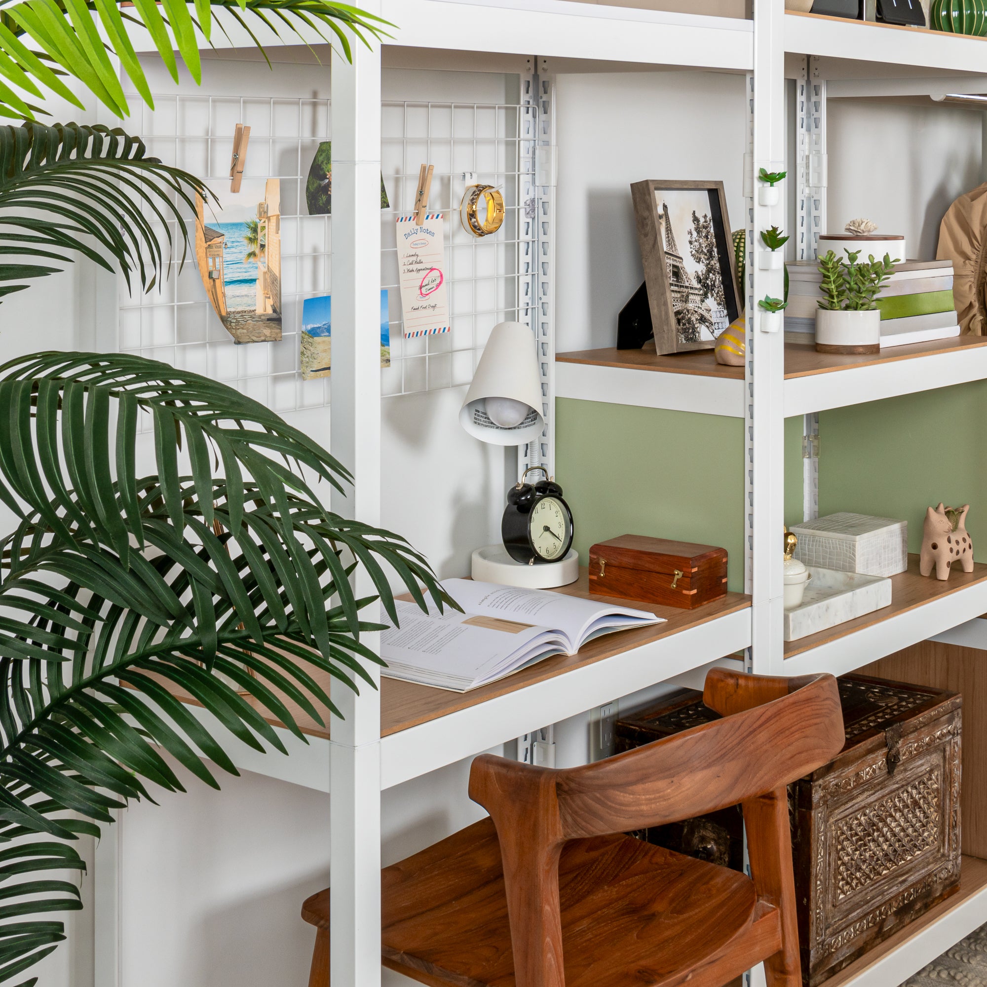 The Standard Desk with Shelf Module