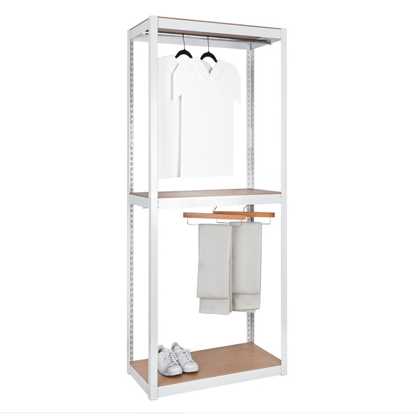 Apparel Module The Standard 2 Tier Clothing Rack Module